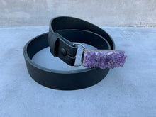 Load image into Gallery viewer, Medium Rectangle-Shaped Amethyst Cluster Belt