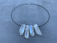 Load image into Gallery viewer, 4 Aura Quartz Choker