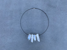 Load image into Gallery viewer, 4 Aura Quartz Choker