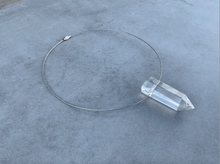 Load image into Gallery viewer, Quartz Point Silver Choker