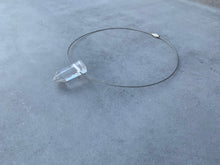 Load image into Gallery viewer, Quartz Point Silver Choker