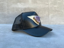 Load image into Gallery viewer, Third Eye Activation Hat with Large Amethyst Crystal