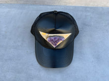 Load image into Gallery viewer, Third Eye Activation Hat with Large Amethyst Crystal