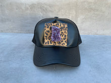 Load image into Gallery viewer, Third Eye Activation Trucker Hat with Large Amethyst Crystal