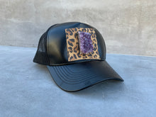 Load image into Gallery viewer, Third Eye Activation Trucker Hat with Large Amethyst Crystal