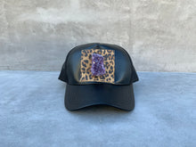 Load image into Gallery viewer, Third Eye Activation Trucker Hat with Large Amethyst Crystal