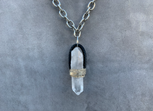 Load image into Gallery viewer, Extra-Large Quartz Point Necklace