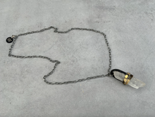 Load image into Gallery viewer, Medium Quartz Point Necklace
