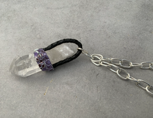 Load image into Gallery viewer, Medium Quartz Point Necklace