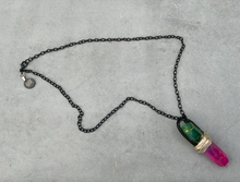 Load image into Gallery viewer, Medium Rainbow Quartz Necklace