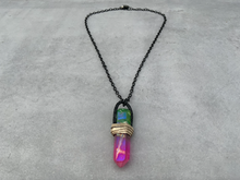 Load image into Gallery viewer, Medium Rainbow Quartz Necklace