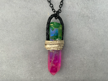 Load image into Gallery viewer, Medium Rainbow Quartz Necklace