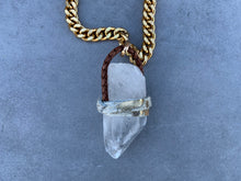 Load image into Gallery viewer, Extra-Large Quartz Point Necklace